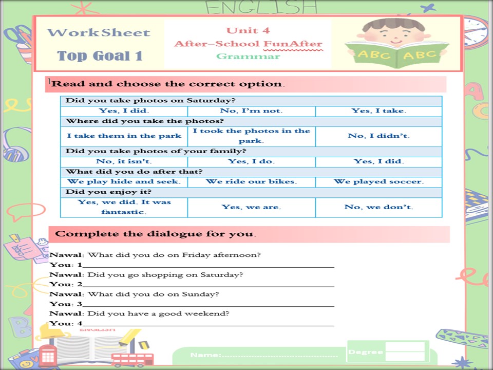 توزيع المنهج مادة توب جول خامس ابتدائي الفصل الثاني توزيع المنهج مادة توب جول خامس ابتدائي الفصل الثاني