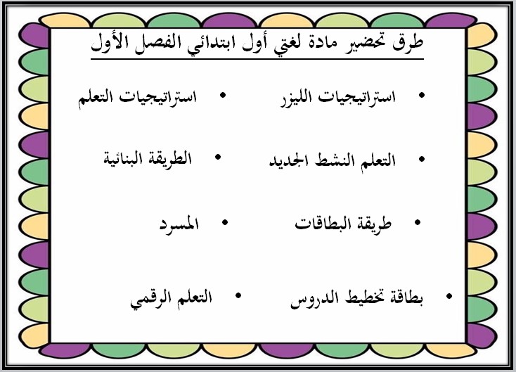 بوربوينت مادة لغتي أول ابتدائي فصل أول بوربوينت مادة لغتي أول ابتدائي فصل أول