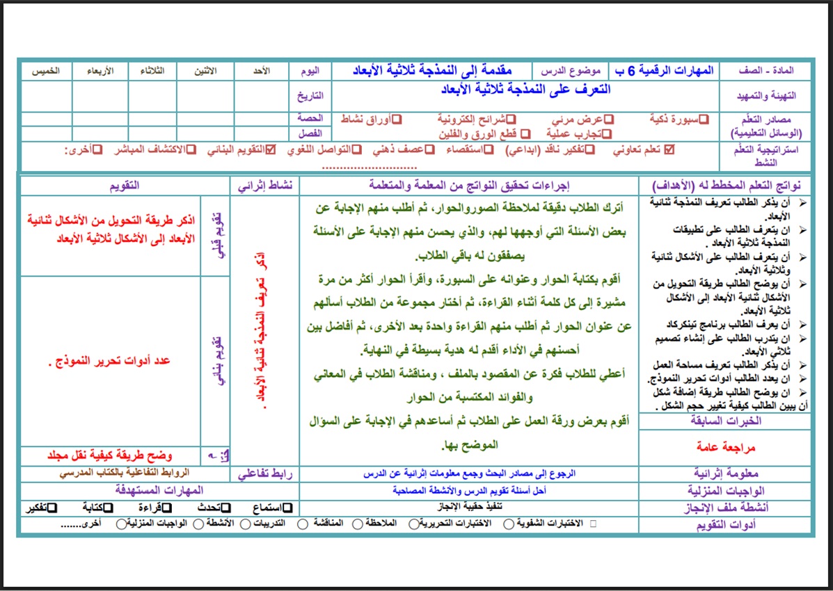 ملخص مهارات رقمية سادس الفصل الاول ملخص مهارات رقمية سادس الفصل الاول