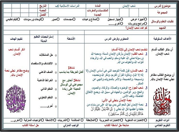 تحضير منصة مدرستي الدراسات الإسلامية الصف السادس الفصل الأول تحضير منصة مدرستي الدراسات الإسلامية الصف السادس الفصل الأول