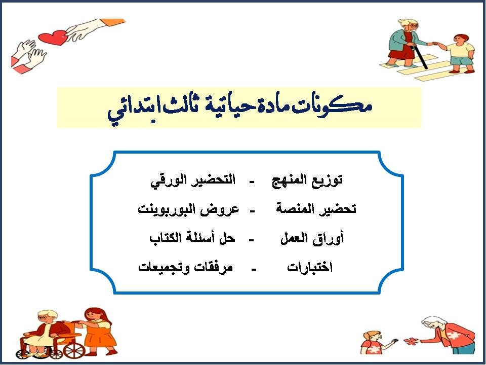الفهم القرائي حياتية ثالث ابتدائي الفهم القرائي حياتية ثالث ابتدائي