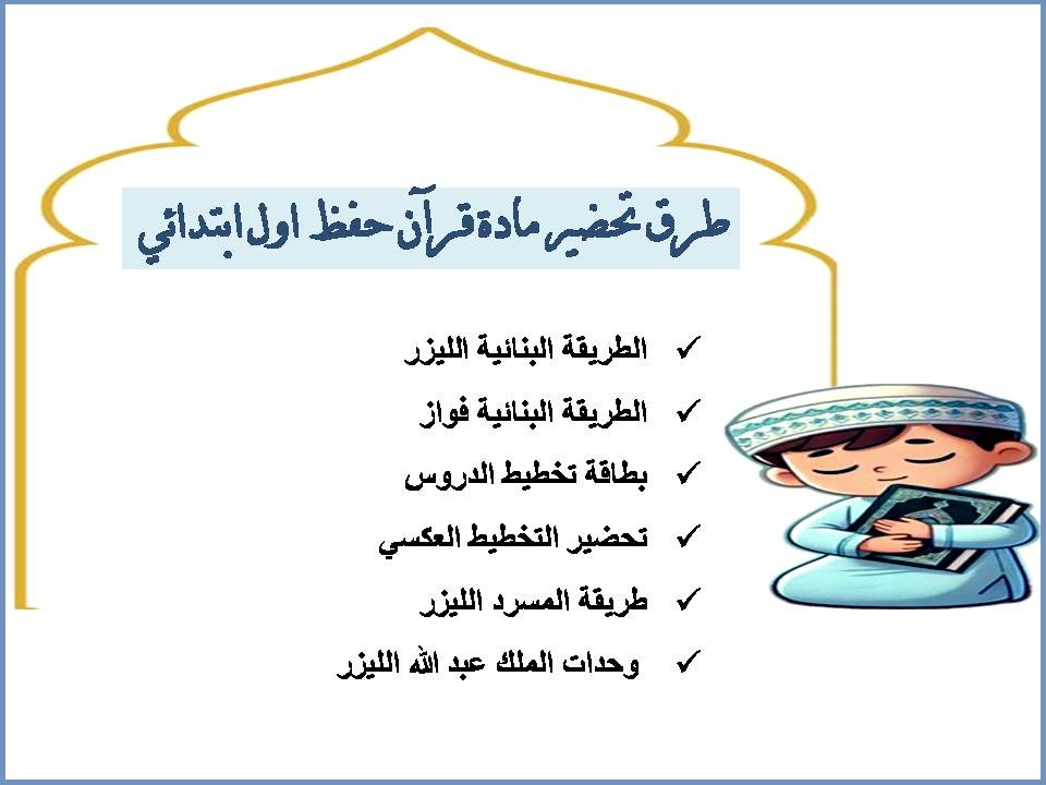 الفهم القرائي قرآن حفظ اول ابتدائي الفهم القرائي قرآن حفظ اول ابتدائي