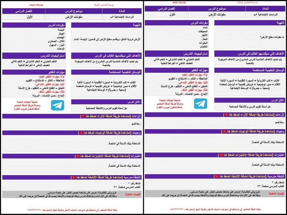 تحضير منصة مدرستي اجتماعيات خامس ابتدائي تربية فكرية الفصل الأول تحضير منصة مدرستي اجتماعيات خامس ابتدائي تربية فكرية الفصل الأول