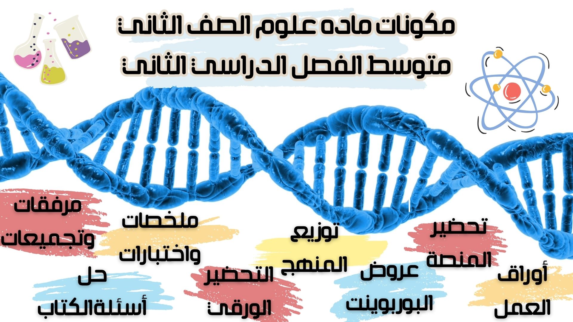 ورق عمل علوم الصف الثاني متوسط الفصل الدراسي الثاني