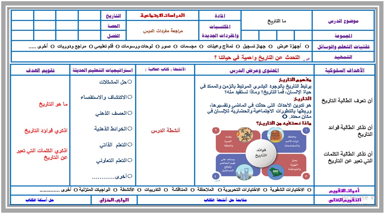 تحضير الإجتماعيات الصف السادس الإبتدائى الفصل الدراسى الأول 