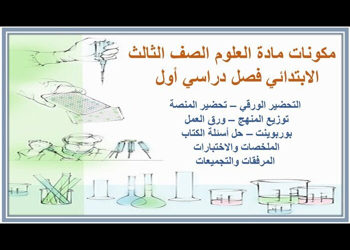 تحضير عين درس الطريقة العلمية مادة العلوم الصف الثالث الابتدائي فصل دراسي أول 