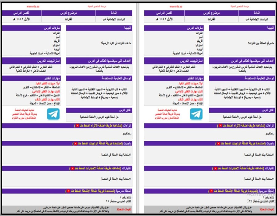 بوربوينت تربية فكرية التربية الأجتماعية الصف الخامس الابتدائى الفصل الدراسى الأول