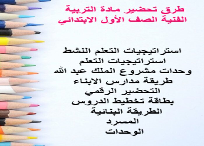 التشكيل بالطين مادة التربية الفنية الصف الأول الابتدائي