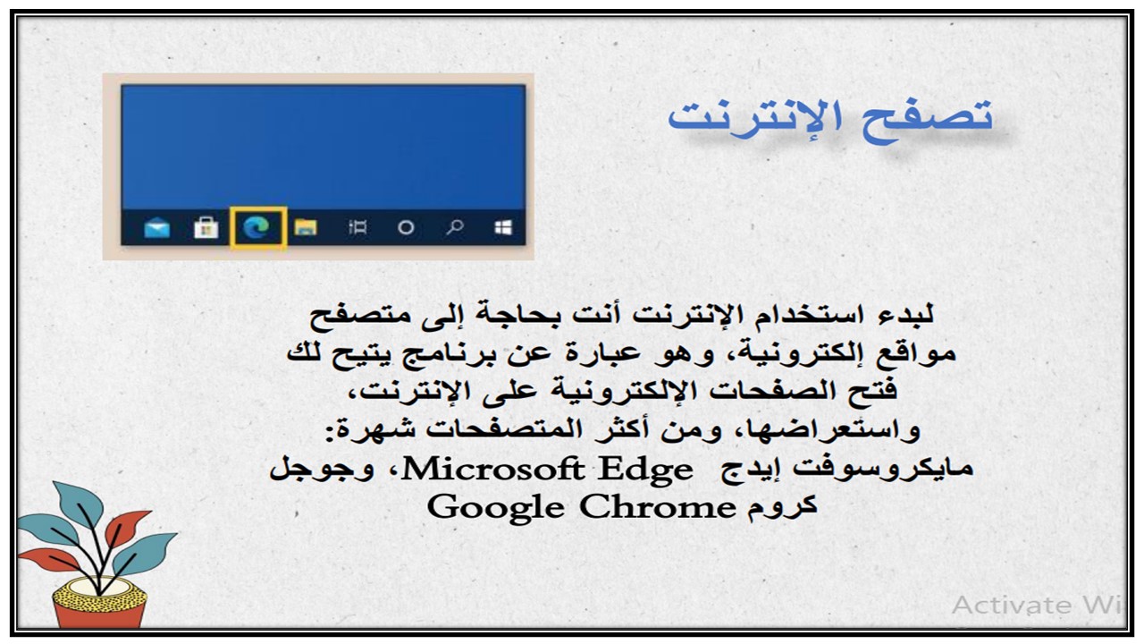 بوربوينت مادة الحاسب الآلي الصف الخامس الابتدائي الفصل الدراسي الثاني