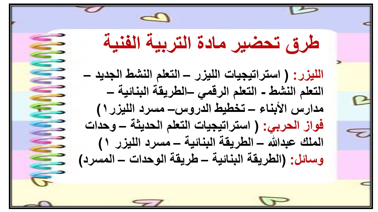 تحضير درس رسم يعبر عن الطبيعة أو البيئة أو الخيال مادة التربيه الفنية الصف الخامس الابتدائي