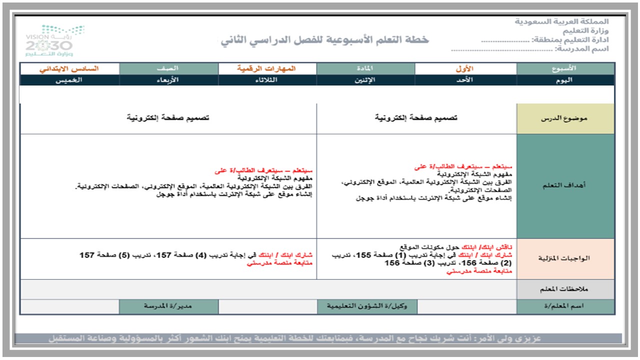 حل اسئله ماده الحاسب الآلي الصف السادس الابتدائي الفصل الدراسي الثاني