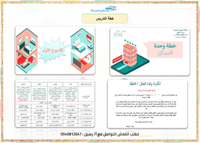 حلقة الاصوات في المسكن وحدة المسكن رياض اطفال حلقة الاصوات في المسكن وحدة المسكن رياض اطفال