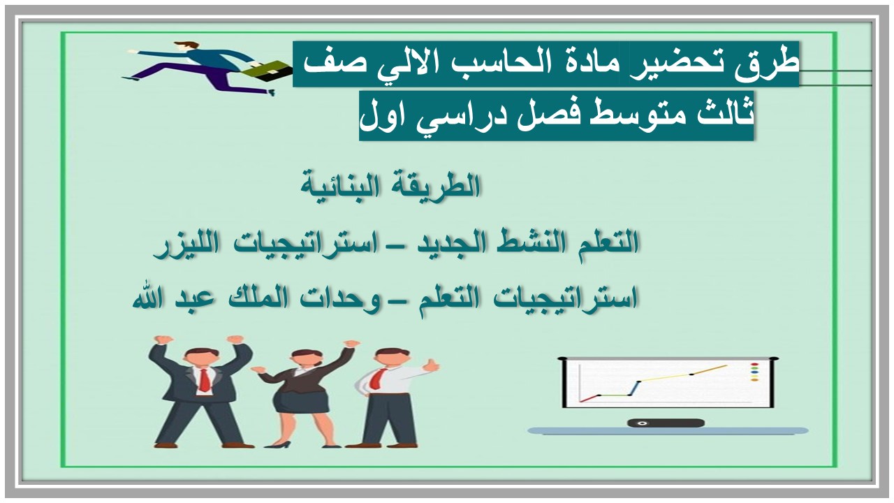 مهارات مادة الحاسب الالي صف ثالث متوسط فصل دراسي اول