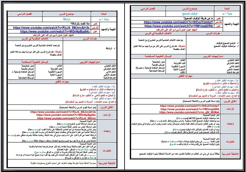 منصة مدرستي مادة تربية بدنية صف أول إبتدائي فصل دراسي اول