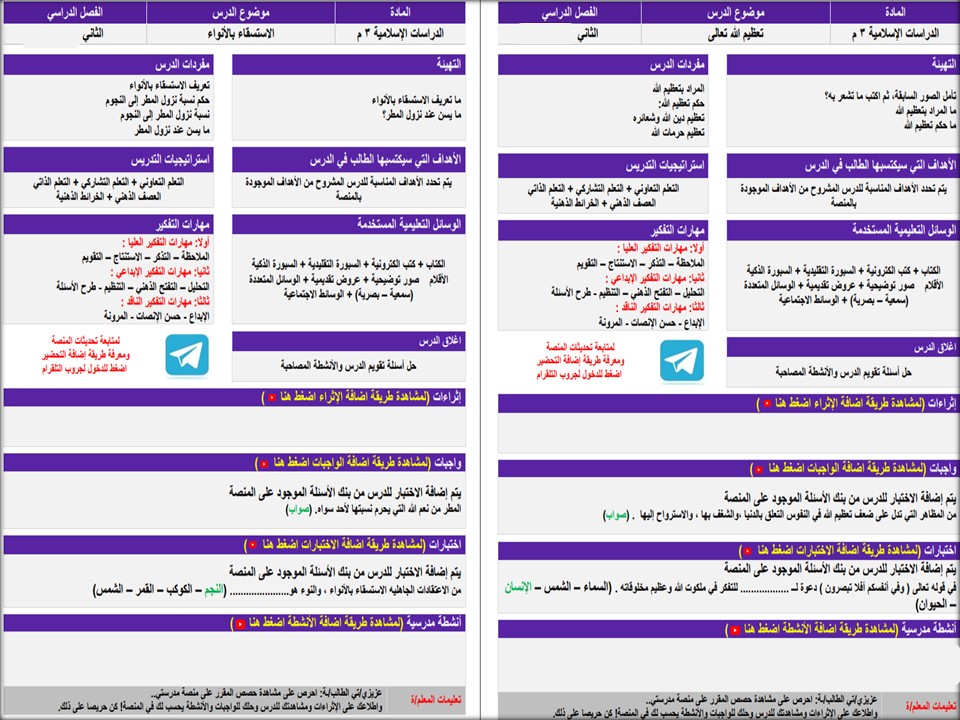 حل اسئلة مادة الدراسات الاسلامية صف ثالث متوسط الفصل الثاني