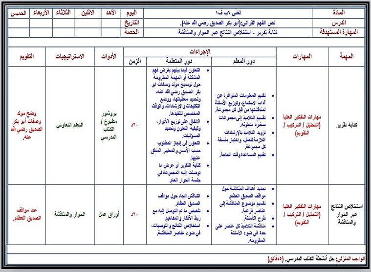 حل اسئلة مادة لغتي للصف السادس الابتدائي الفصل الدراسي الأول