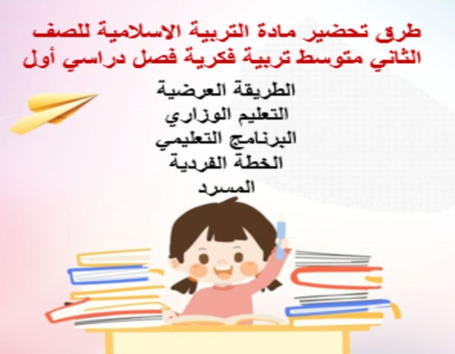 أوراق عمل التربية الاسلامية للصف الثاني متوسط تربية فكرية فصل دراسي أول