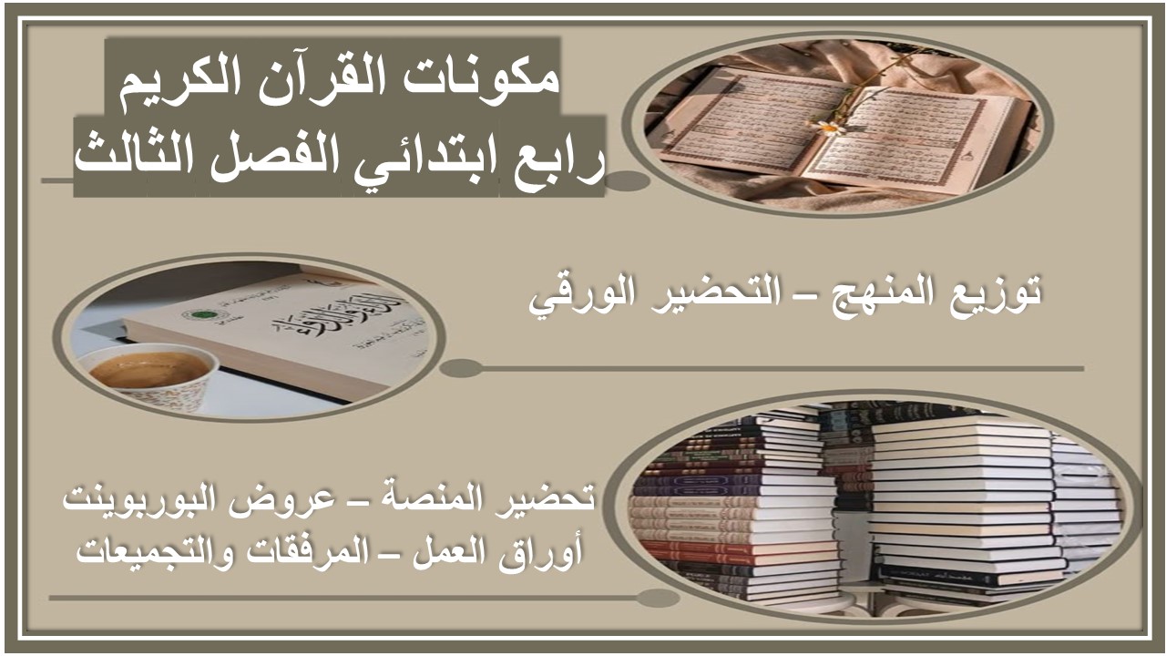 بوربوينت القرآن الكريم رابع ابتدائي الفصل الثالث بوربوينت القرآن الكريم رابع ابتدائي الفصل الثالث