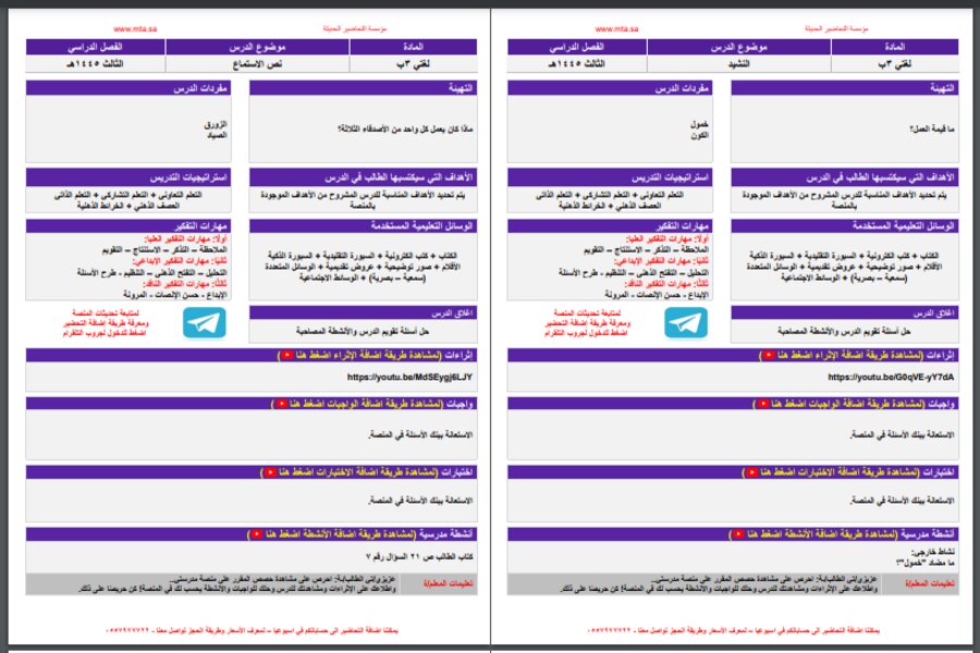 بوربوينت لغتي ثالث ابتدائي الفصل الثالث