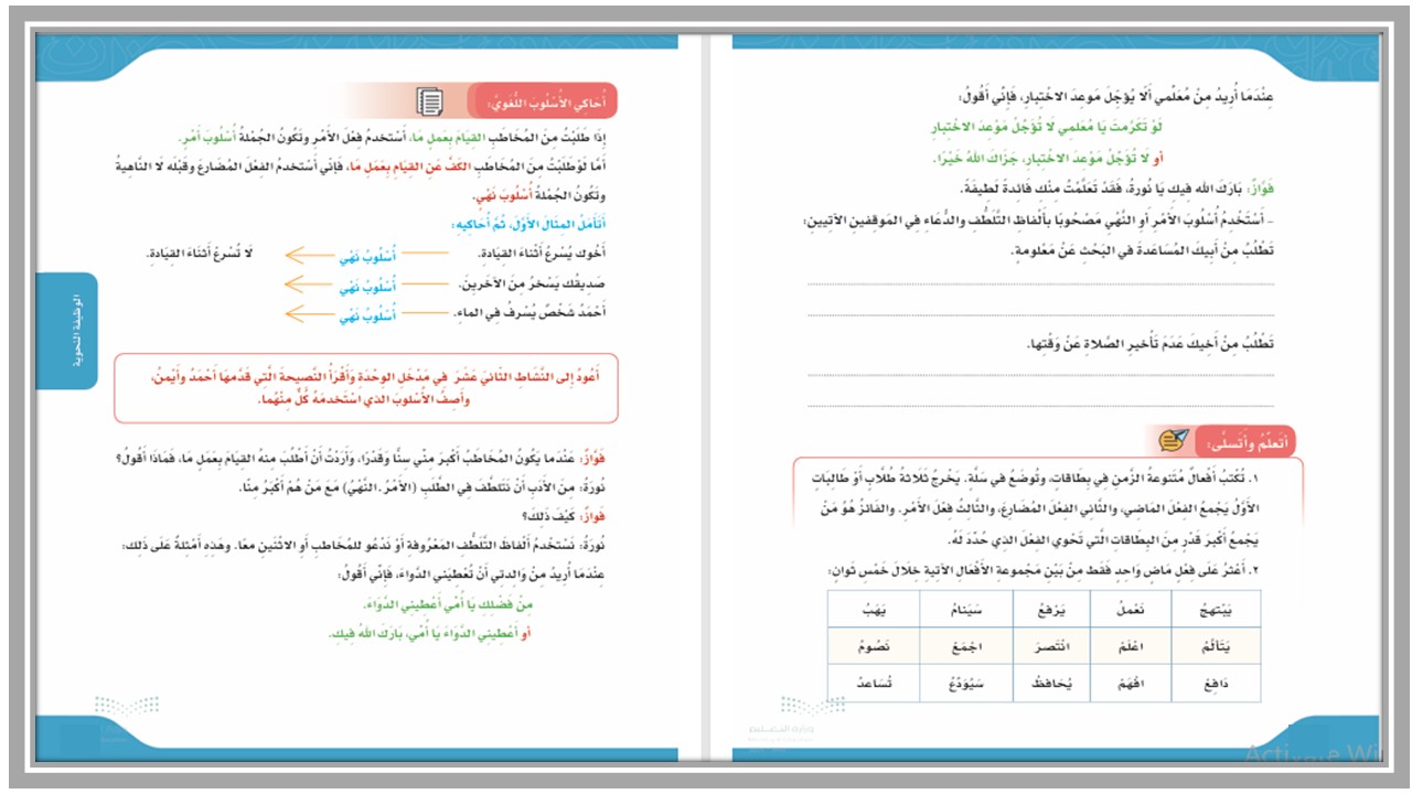 بوربوينت مادة لغتي رابع ابتدائي الفصل الثاني