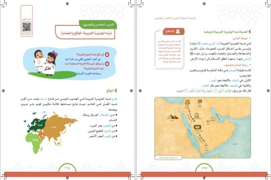 اوراق عمل اجتماعيات رابع ابتدائي الفصل الثالث