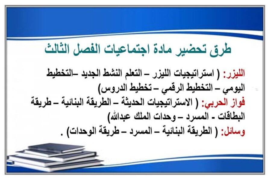 اوراق عمل اجتماعيات رابع ابتدائي الفصل الثالث