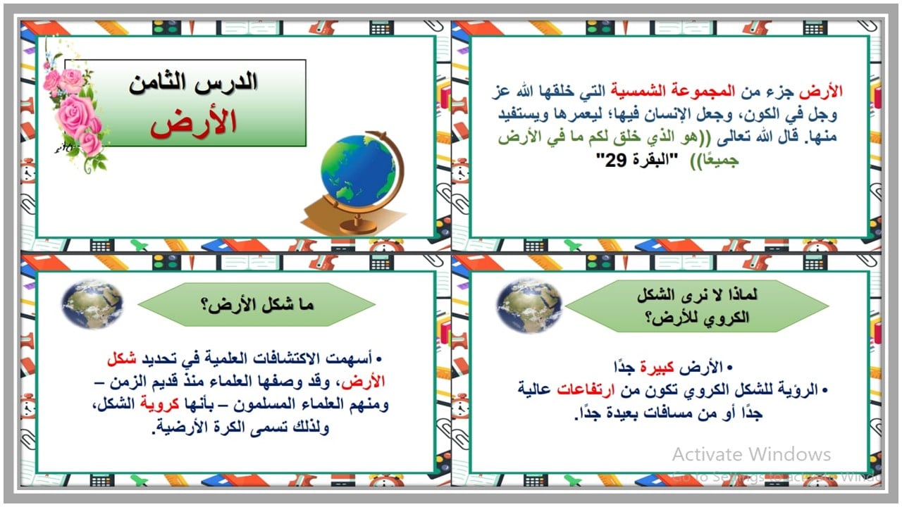بوربوينت مادة التربية الاجتماعية الصف الثاني كبيرات الفصل الثالث