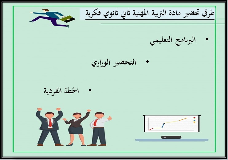 بوربوينت مادة التربية المهنية الصف الثاني الثانوي التربية الفكرية الفصل الثالث