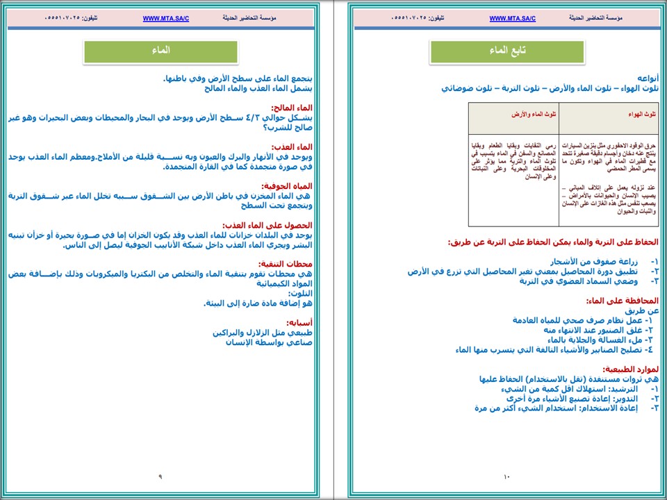 بوربوينت مادة العلوم رابع ابتدائي الفصل الثاني