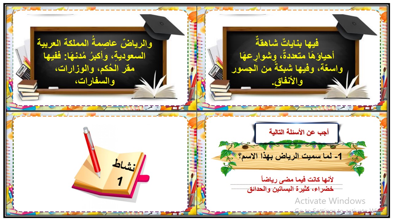 بوربوينت مادة لغتي الصف الأول الثانوي التربية الفكرية فصل دراسي الثالث