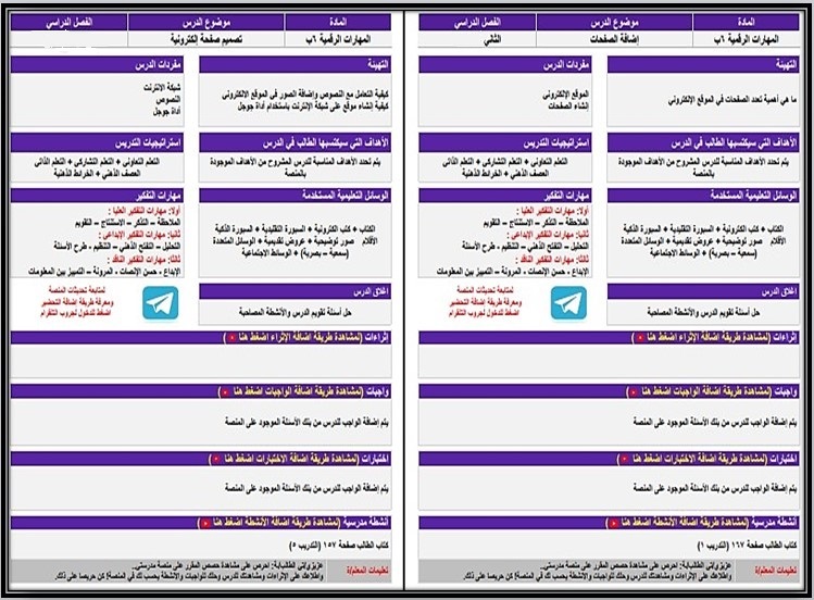 حل أسئلة الحاسب الآلي الصف السادس الابتدائي الفصل الدراسي الثاني