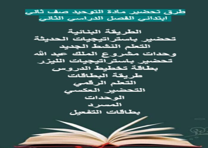 حل اسئلة مادة التوحيد صف ثاني ابتدائي الفصل الدراسي الثاني