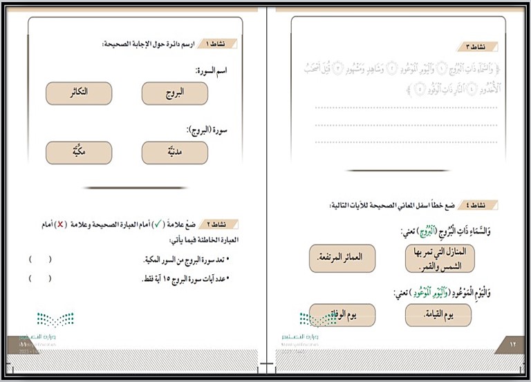 عروض بوربوينت مادة تربية إسلامية صف ثالث ثانوي تربية فكرية الفصل الدراسي الثالث