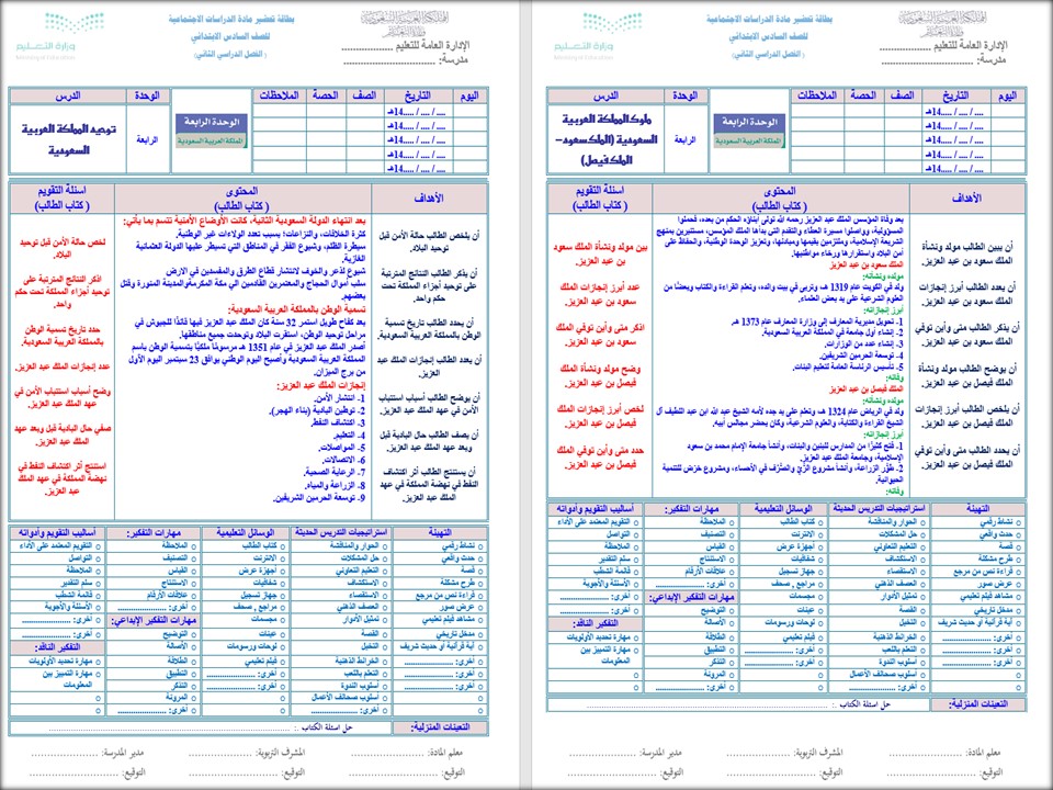 ورق عمل مادة اجتماعيات للصف السادس الابتدائي الفصل الدراسي الثاني