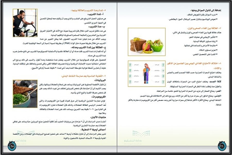 تحضير التربية البدنية والدفاع عن النفس الصف الاول الابتدائي الفصل الدراسي الاول