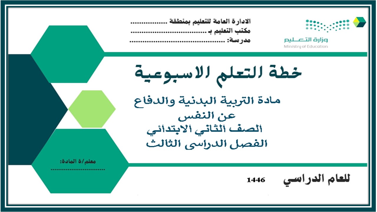 اوراق عمل بدنية ودفاع عن النفس ثاني ابتدائي الفصل الدراسي الثالث 