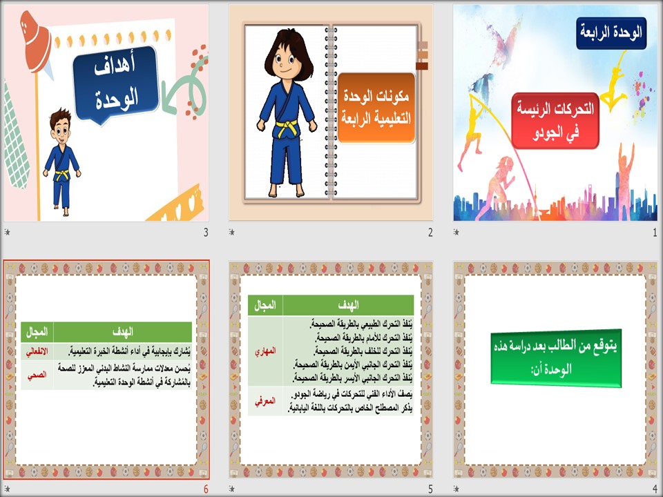 اوراق عمل مادة التربية البدنية والدفاع عن النفس الصف الاول ابتدائي الفصل الدراسي الثاني