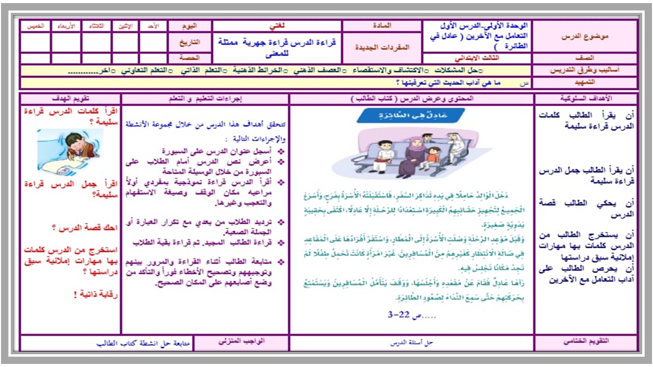تلخيص قصة عادل فى الطائرة 
