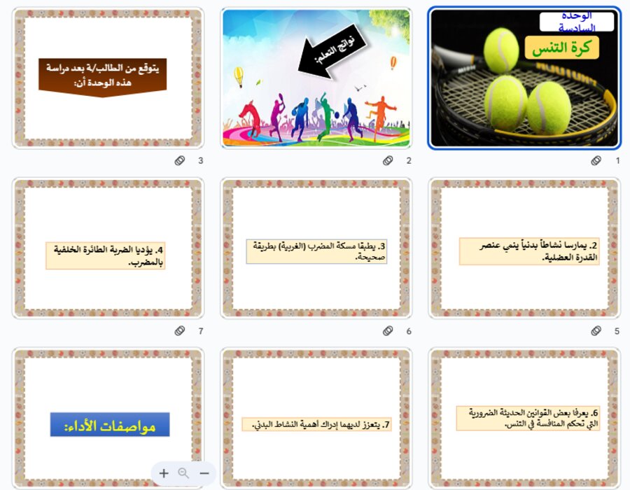 مهارات للتربية البدنية والدفاع عن النفس الصف الثانى متوسط الفصل الدراسي الاول