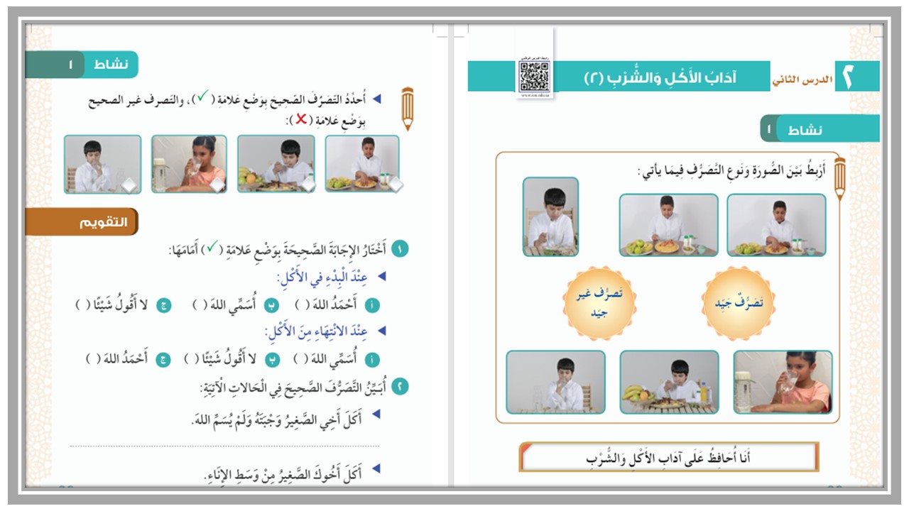 ملخص مادة دراسات إسلامية الصف الثاني الابتدائي فصل دراسي ثاني 