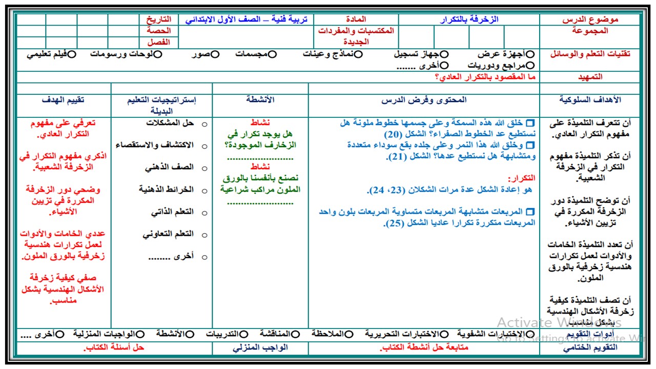 أوراق عمل التربية الفنية الصف الأول الابتدائي الفصل الثالث أوراق عمل التربية الفنية الصف الأول الابتدائي الفصل الثالث