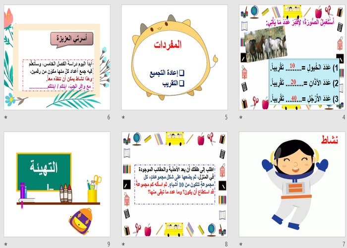 بوربوينت مادة الرياضيات الصف الثانى الابتدائي الفصل الدراسي الثاني