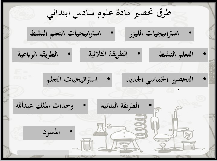 كتاب مادة العلوم الصف السادس الابتدائي الفصل الدراسي الثاني