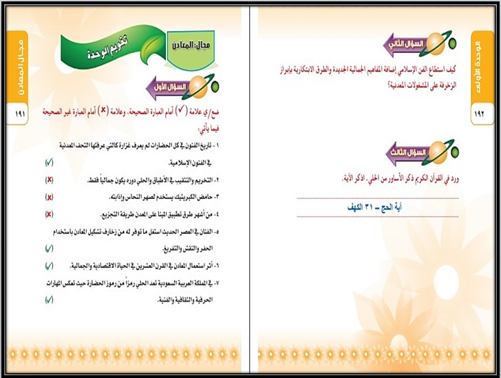ملخص التربية الفنية الصف الثالث المتوسط الفصل الثالث