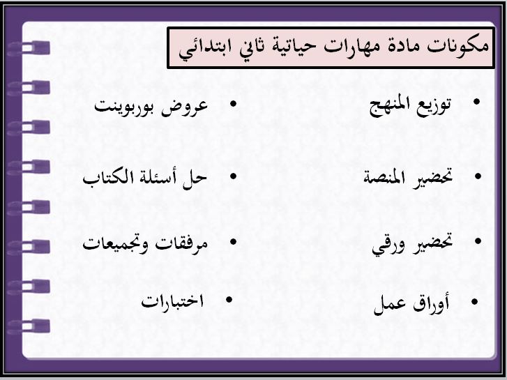 مهارات مادة المهارات الحياتيه والتربية الأسرية الصف الثانى الابتدائي الفصل الدراسي الثاني مهارات مادة المهارات الحياتيه والتربية الأسرية الصف الثانى الابتدائي الفصل الدراسي الثاني