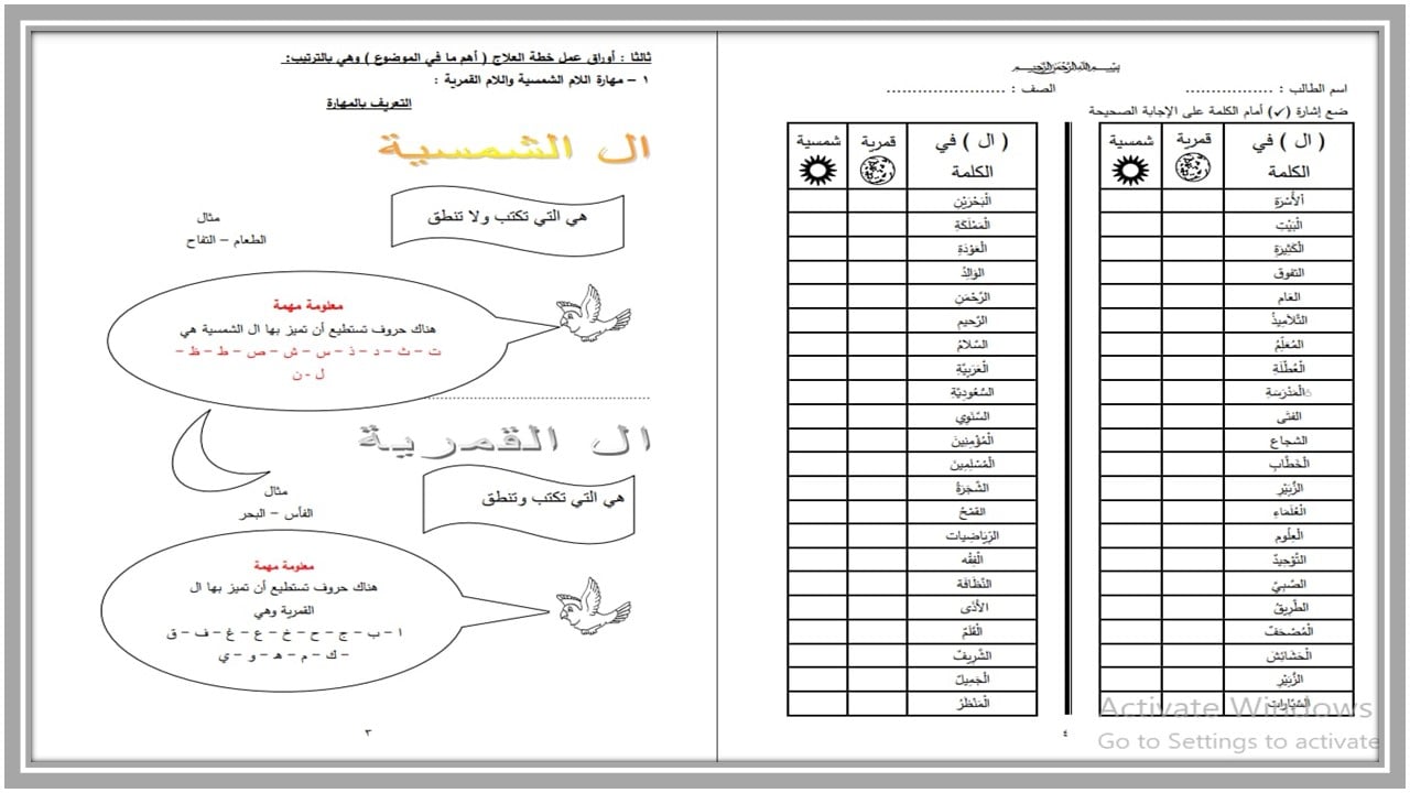 تحضير تربية فنية ثالث ثانوي التربية الفكرية الفصل الثالث
