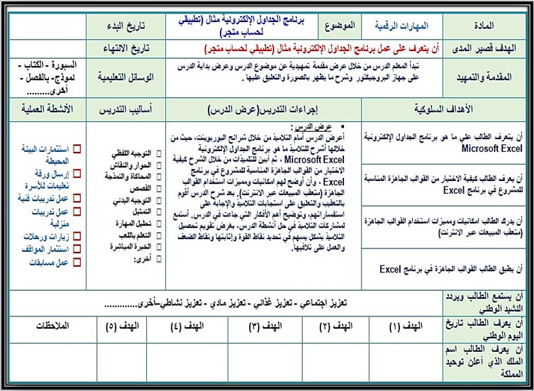 تحضير المهارات الرقمية ثالث ثانوي التربية الفكرية الفصل الثالث