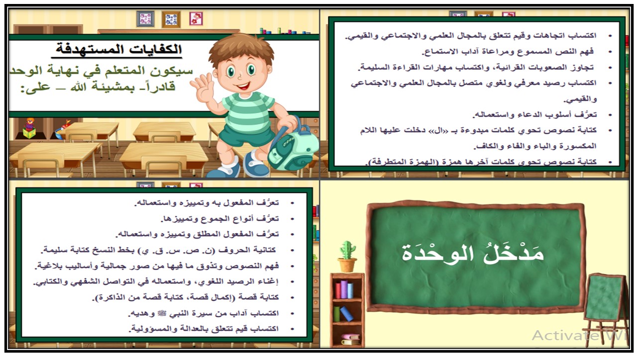 بوربوينت لغتي رابع ابتدائي فصل ثالث بوربوينت لغتي رابع ابتدائي فصل ثالث