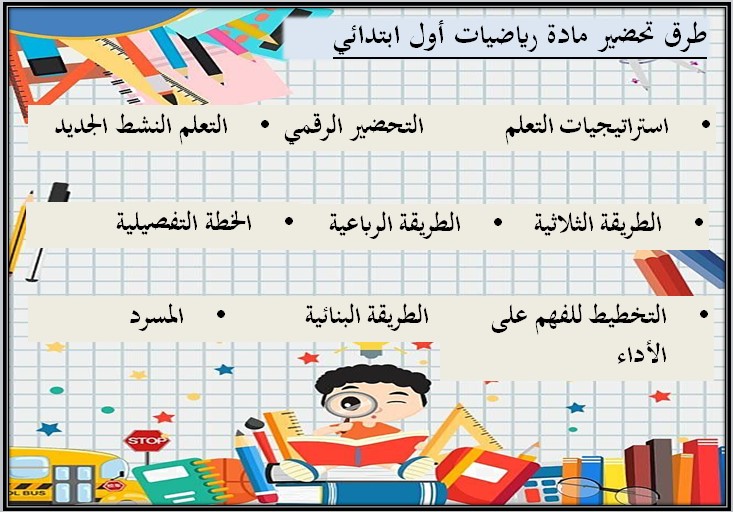 تحضير رياضيات أول ابتدائي فصل أول تحضير رياضيات أول ابتدائي فصل أول
