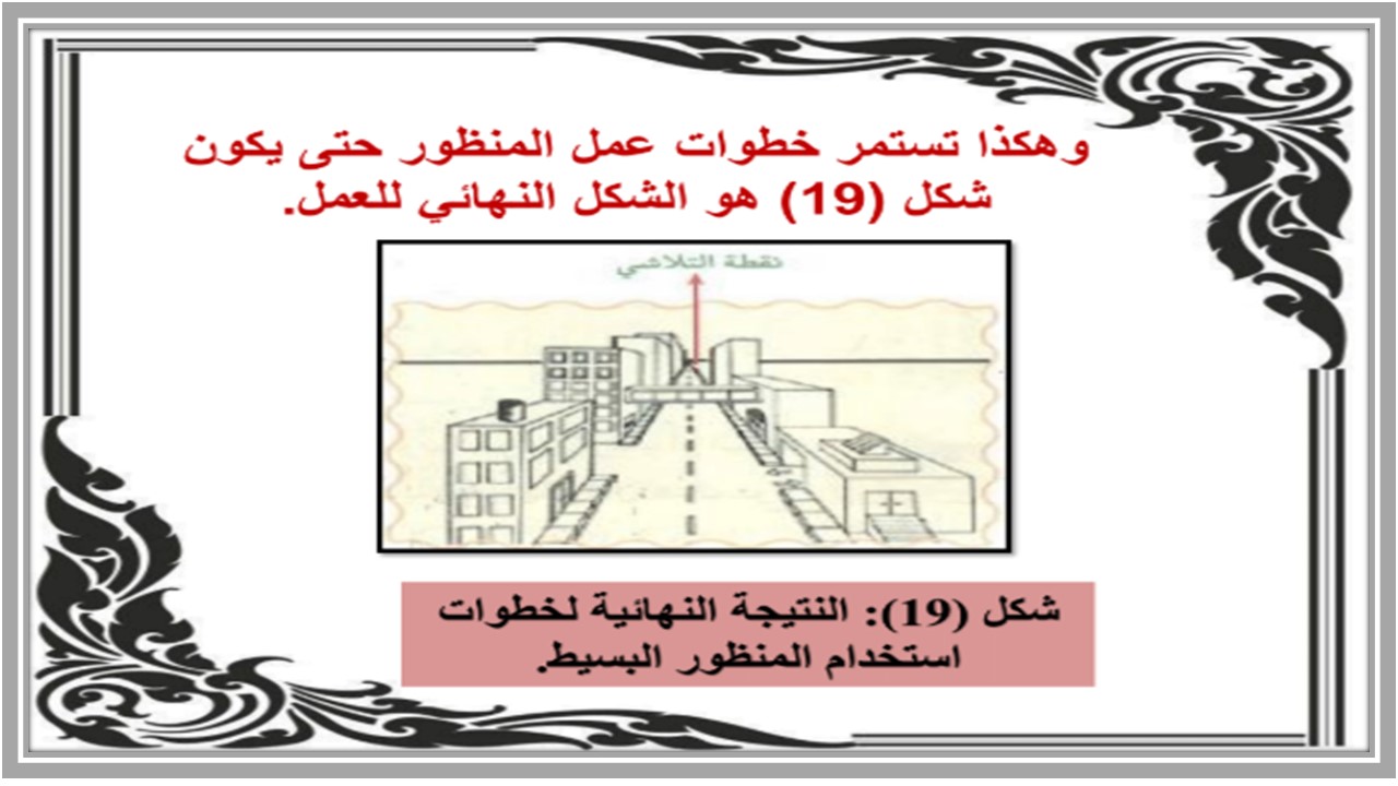 تحضير مادة تربية فنية ثاني متوسط فصل أول 